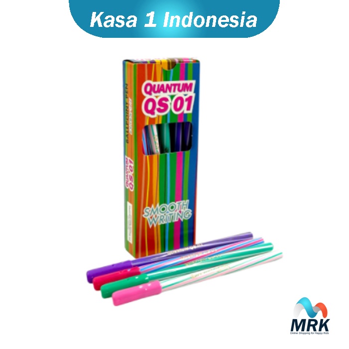 

4 PCS Pulpen Spiral Quantum 0.7 mm Bagus