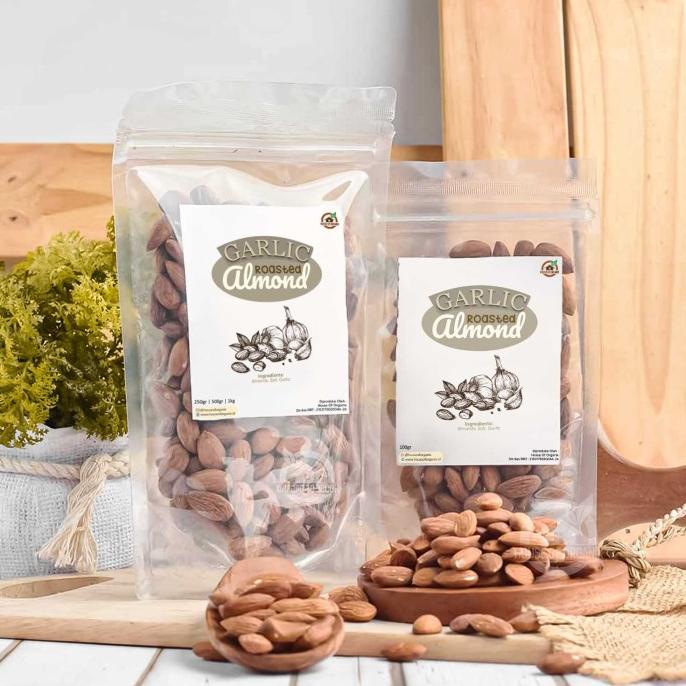 

House Of Organix Garlic Roasted Almond ( Panggang ) 1 Kg