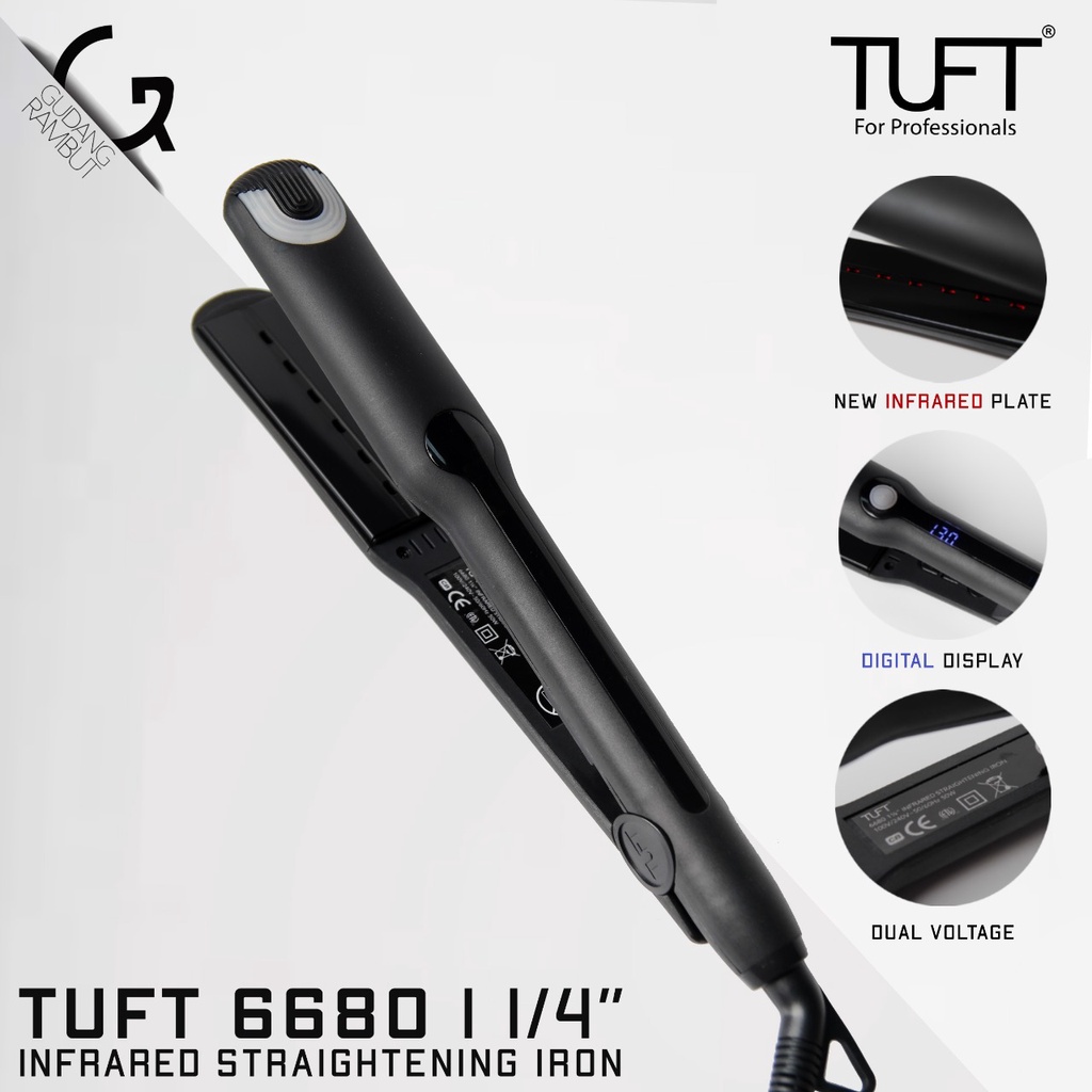 TUFT Catokan Rambut Infrared 6680 1 1/4 Inch - Versi 2021