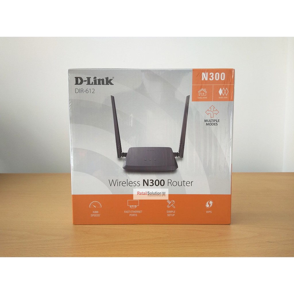 DLINK DIR-612 N300 Wireless Router - Router WiFi 2.4GHz DIR612 DIR 612