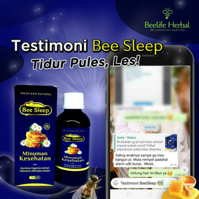 Bee Sleep Madu Insomnia