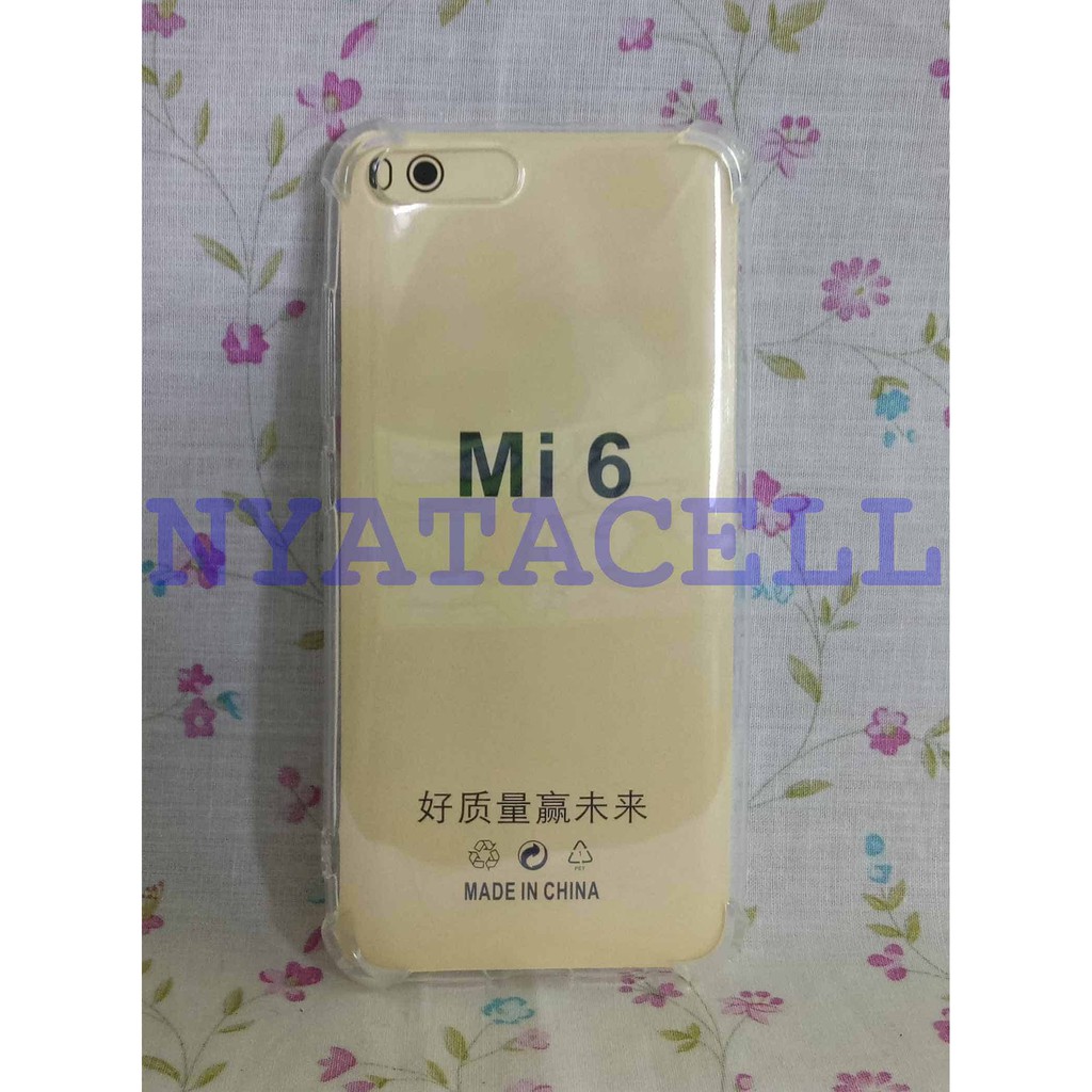 Soft Case Anticrack Xiaomi Mi6 MI 6 /Soft Hard Casing Cover Clear