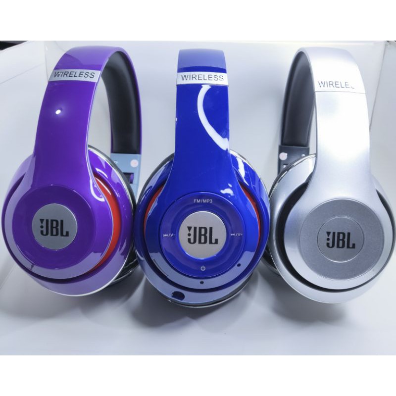 [ NEW ] Headphone Bluetooth Led Model Kelinci Superbass support Memory Card - Headset Wireless