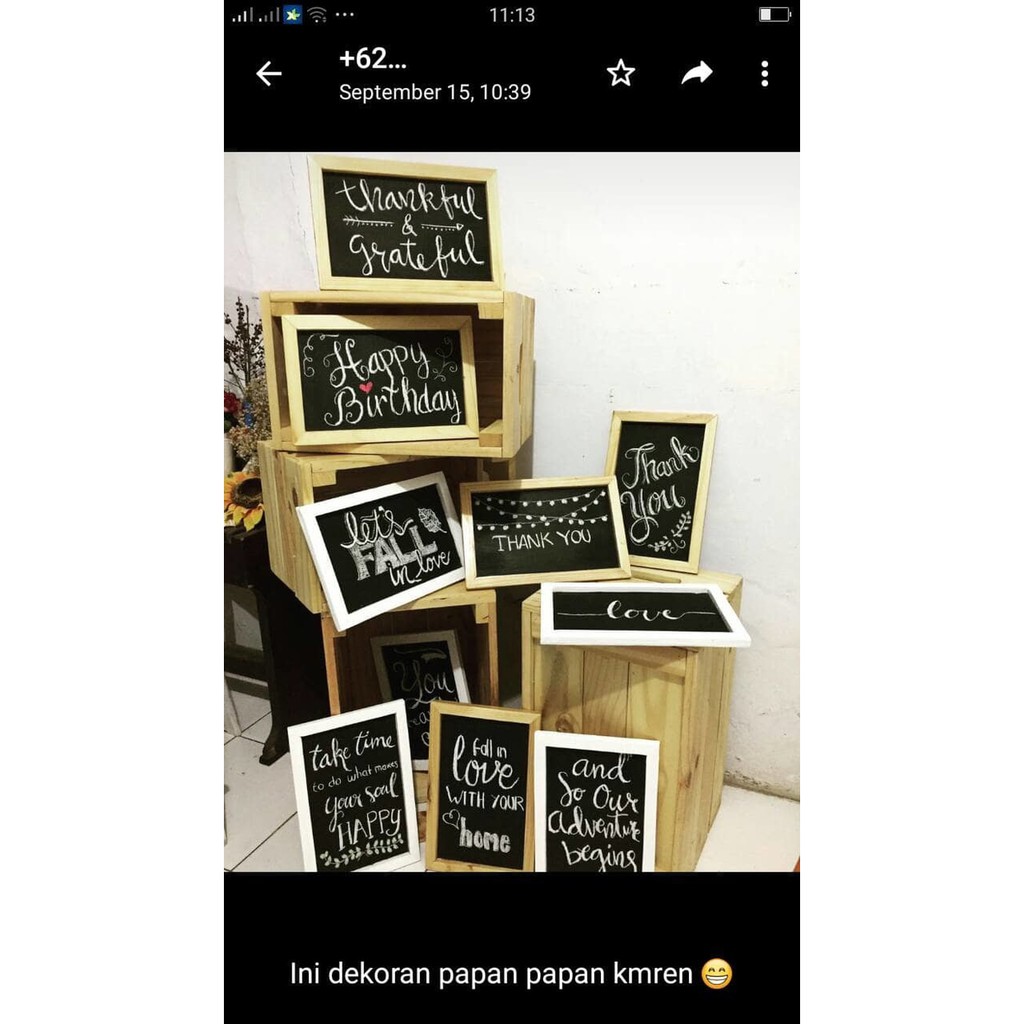 

(High Quality) Papan Tulis Kapur Kecil Murah Prewed papan tulis mini papan kecil