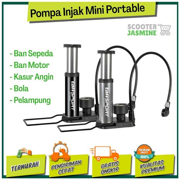 Pompa Angin Portable Ban Sepeda dan Motor Portable