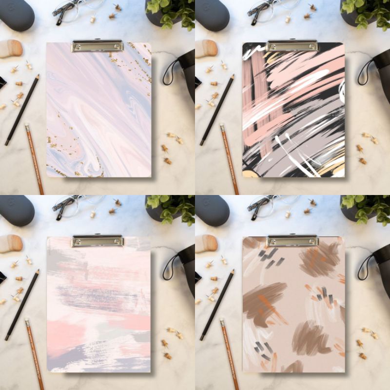 

Alas ujian papan ujian clipboard Motif aesthetic kekinian