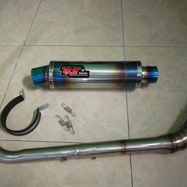 Knalpot motor R9 full set