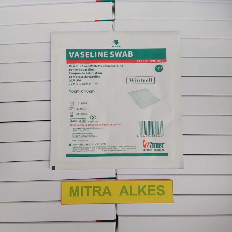 VASELINE SWAB Seperti Sofra-tulle Seperti Sofratulle. Vaselin Swab Seperti Lomatuell.