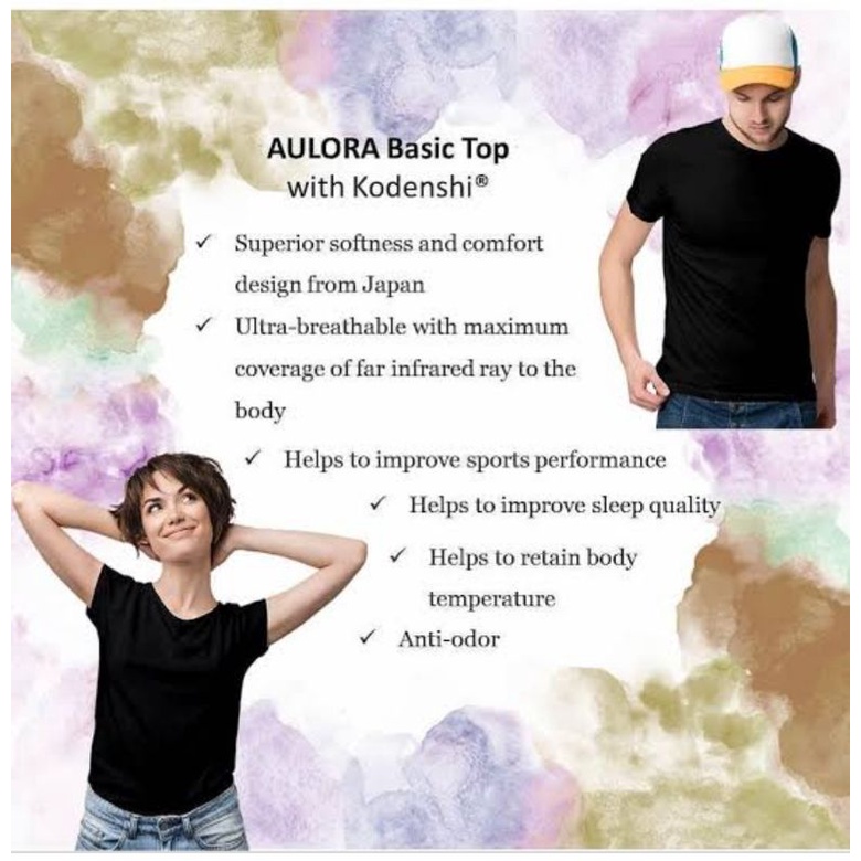 aulora basic top kaos kesehatan