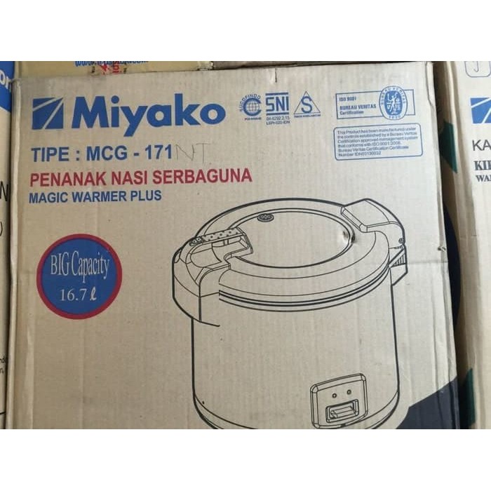 MIYAKO MCG-171 Magic Warmer Plus / Penanak Nasi Serbaguna