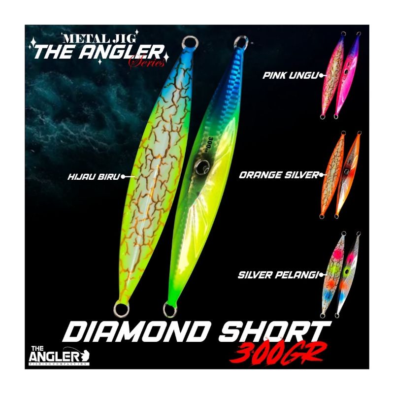 Metal Jig Short Diamond 300g The Angler Series