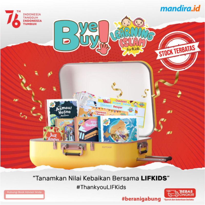 (ARISAN/MENABUNG) NEW SEGEL Learning Islam For Kids (LifKids) buy bye lifkids Promo
