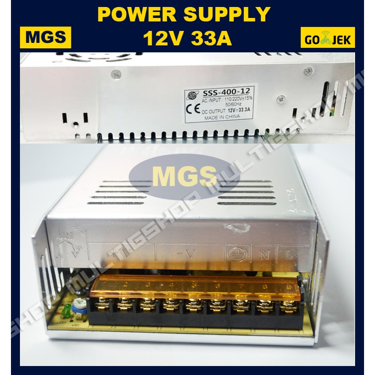 Power Supply Switching 12v 33a