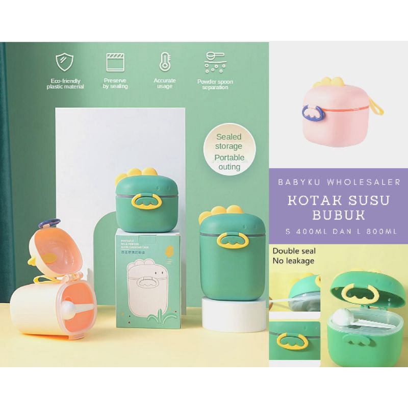 Tempat susu bubuk portable / Wadah susu bubuk makanan kecil