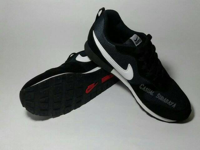 Sepatu sport nike md runner / Sneakers cowok / Nike running (Best seller)