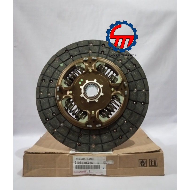 Plat/Kampas Kopling Clutch DIsc Fortuner Diesel lama Asli Original Toyota 31250-0K205