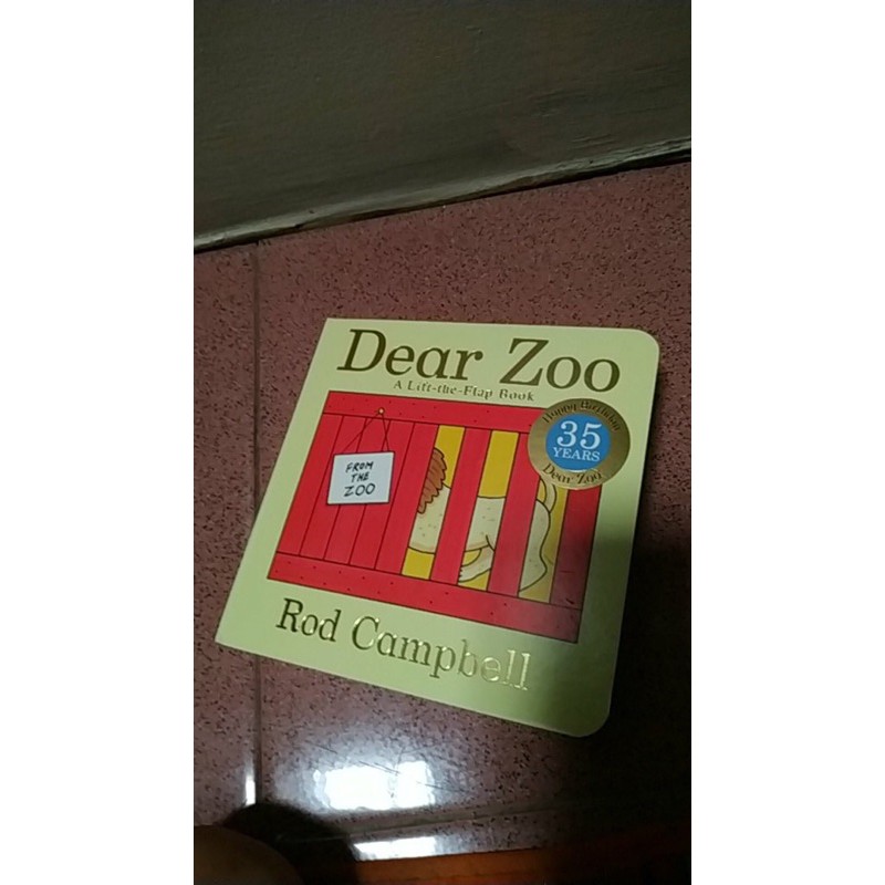 Dear Zoo A Lift-the-Flap Board Book Rod Campbell - buku import anak