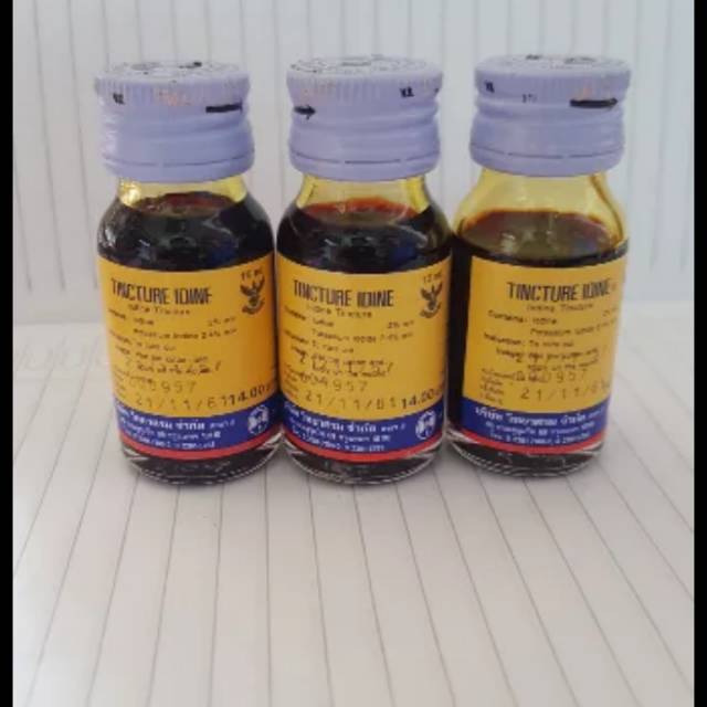 1 botol IODINE TINCTURE obat ayam flek merah kaki sisik merah tedun rambat