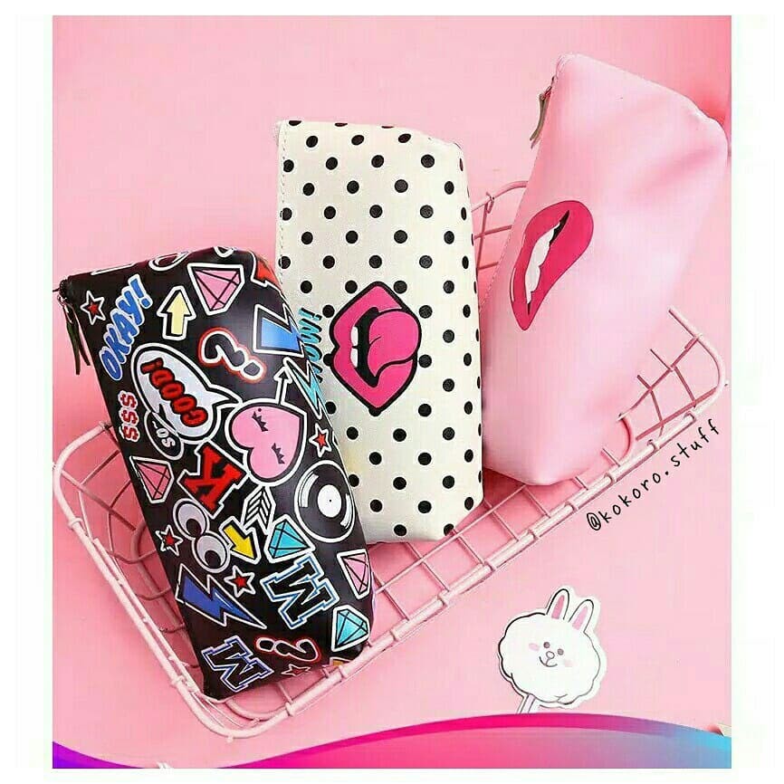 

Retro Pencil Case | Tempat Pensil | Alat Tulis | Kokoro Stuff