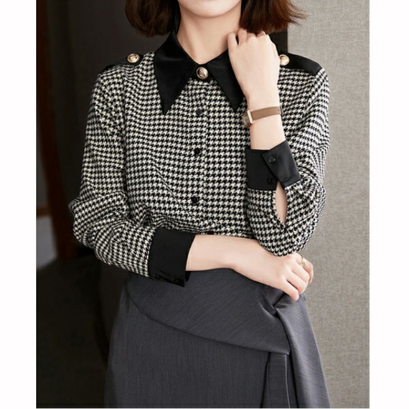 MDLV ~ 2150# Adora Shoulder Strap Shirt Kemeja Premium Kemeja Korea Look Import Fashion Import