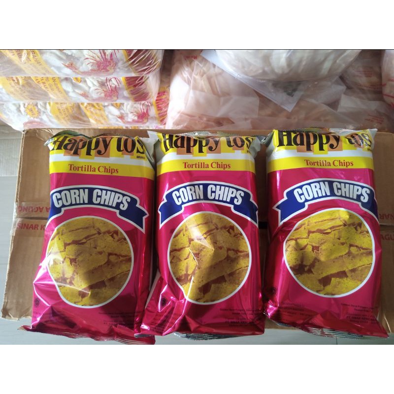 

Happy tos merah tortila chips 160 gr