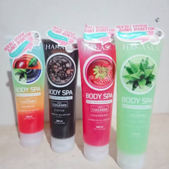 Hanasui body spa perontok daki