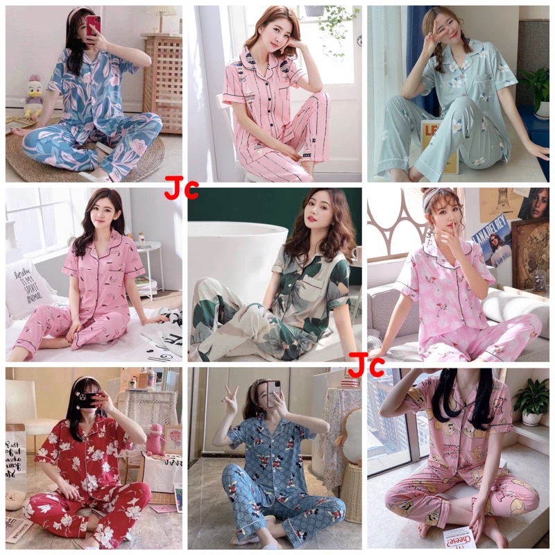 JC- PIYAMA SET Import CP / Piyama wanita Import terbaru / Piyama Import Korean Style