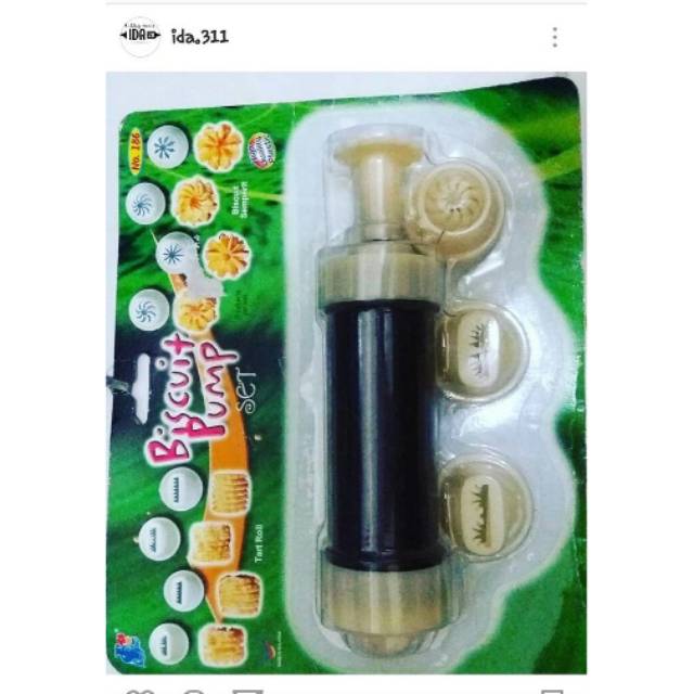 Biscuit Pump Acuan kue no 186 / Cetakan Nastar Gulung ...