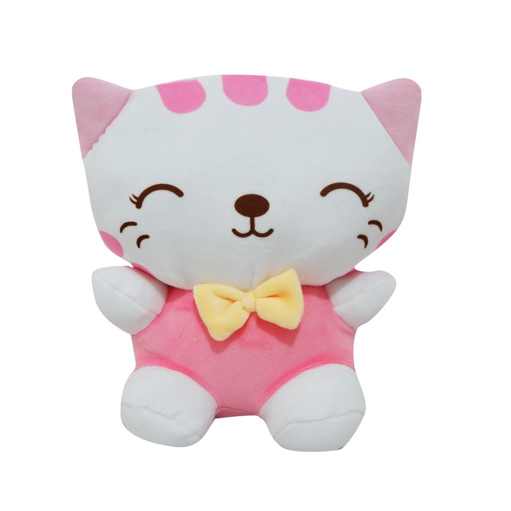 Boneka Kucing Cat cantik ISTANA BONEKA Sit Cat Jacob Pink lucu imut impor premium plush kitty kitten meong korea jepang halus