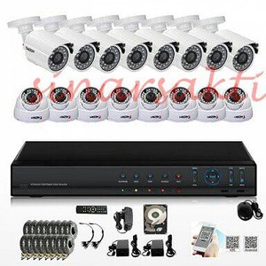 PAKET CCTV 3MP 16CH HARDISK 1TB KOMPLIT TGGL PASANG MURAH GARANSI