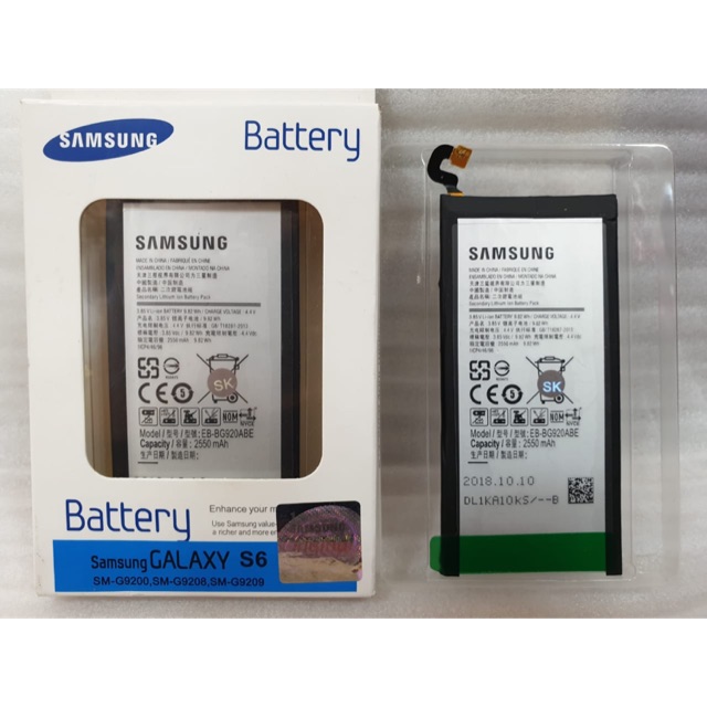 BATERAI / BATRE SAMSUNG S6 / S6 FLAT ORIGINAL