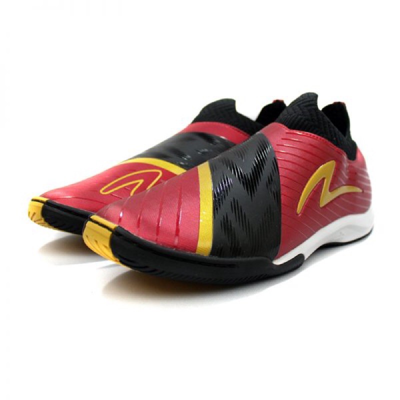 Sepatu Futsal Specs Accelerator Slaz Elite In Red Dahlia Black Gold