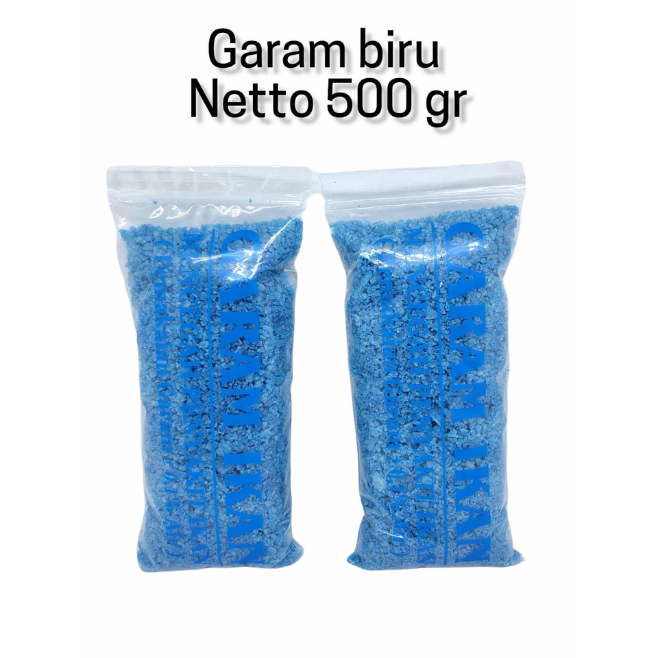 Garam Biru antibiotik 500 GR Blue Salt Garam biru ikan hias kering premium