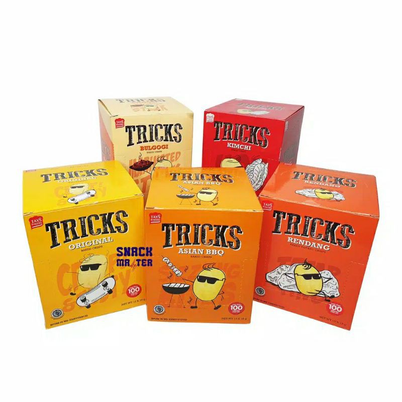 

Tricks baked potato chips all varian