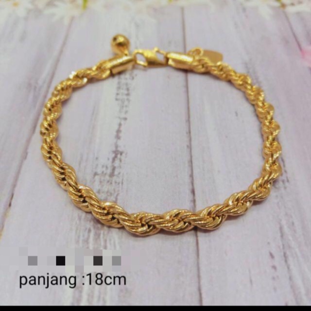 Gelang tambang gold