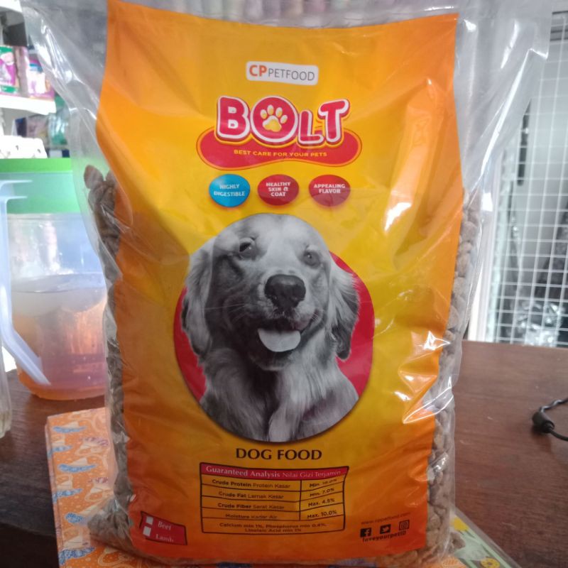 Bolt Dog Food | lamb flavor 1kg |makanan anjing