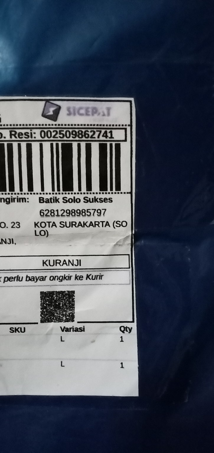 Mahesa Kemeja Batik Pria Lengan Panjang Katun Halus Full Furing Batik Kanaya