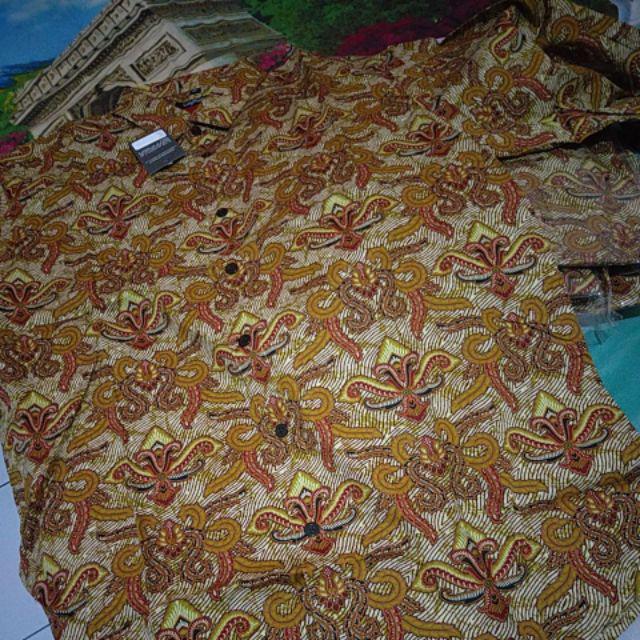 Kemeja Batik Pria Slim Fit Lengan Panjang Original Luigibatani Lbl747