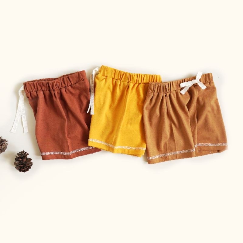 Celana Pendek Harian Anak Laki Laki Perempuan Katun Short Pants Anak Celana Boxer Anak Cowok Cewek 1 2 3 4 5 Tahun Celana Boho Anak