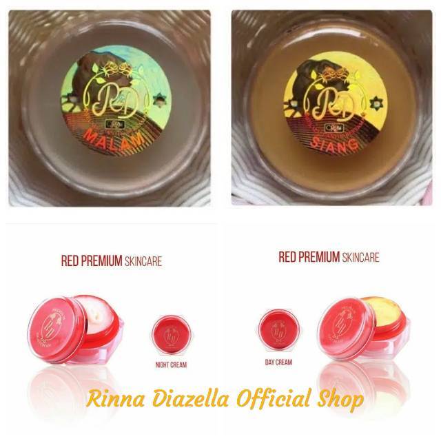 Cream RD ECER Siang RD /Cream Malam RD 30gr (GOLD ATAU RD RED PREMIUM CV HJ Arni) Termurah Original