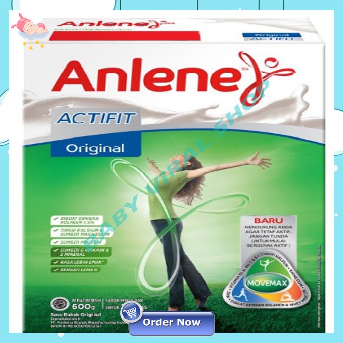 

Anlene Actifit 600g rasa Coklat / Original / Vanila ANLENE GOLD COK 650g/ACTIFIT COK 600g NS 154