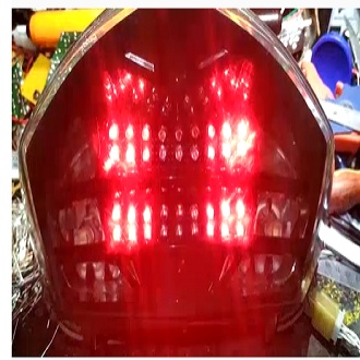 lampu stop led running 8 mode rem kedip f1 Mio Soul GT old lampu led lampu stop led running 8 mode