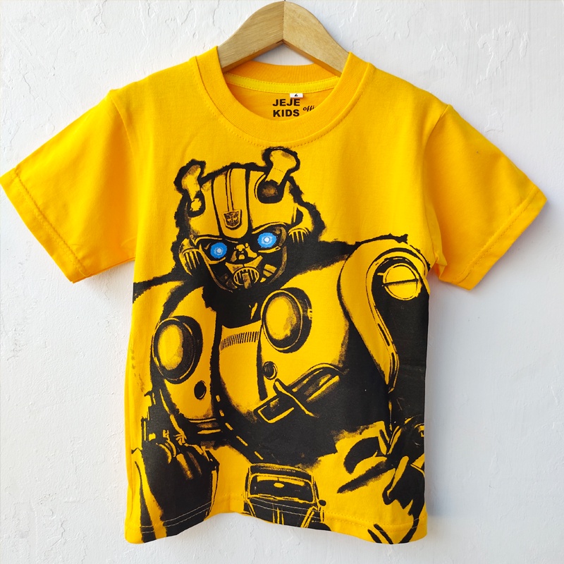 KAOS ANAK BUMBLEBEE TRANSFORMERS yellow