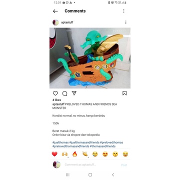 Track thomas and friends sea monster