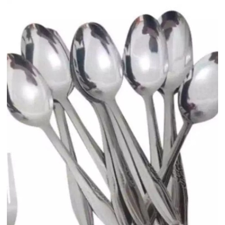 SENDOK MAKAN STAINLESS 1 LUSIN