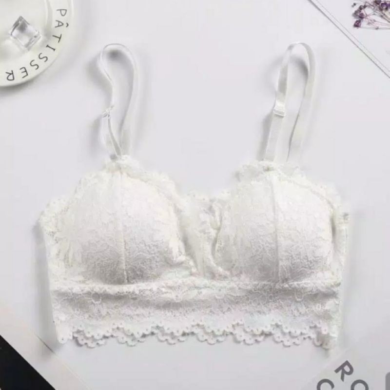 ROSE PUSH UP BRA BUSA BROKAT TANPA KAWAT KEMBEN PAKAIAN DALAM WANITA