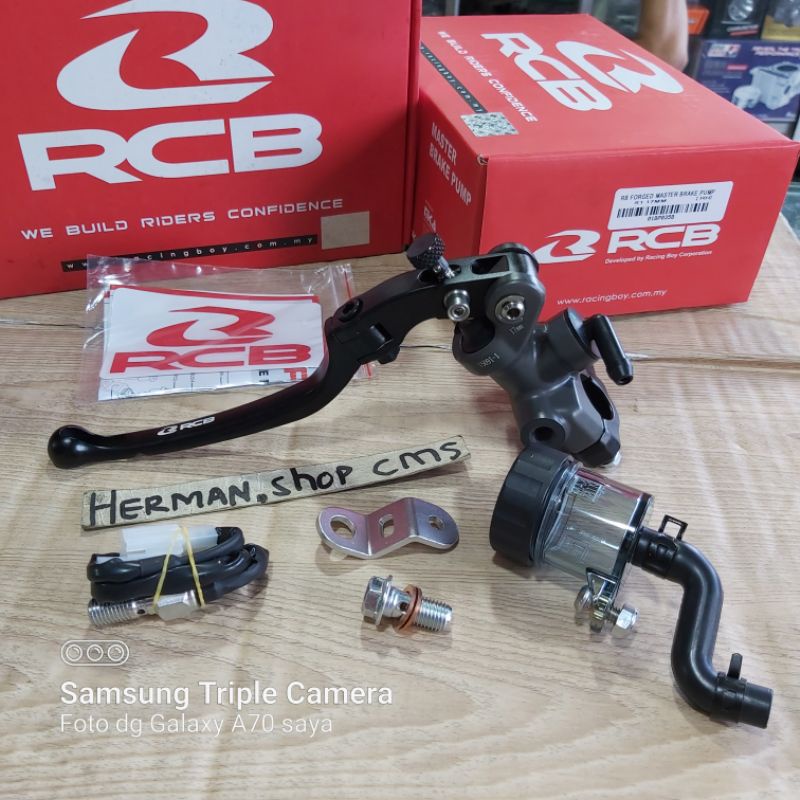 Master rem RCB radial S1 17mm kanan / Master rem Rcb 17mm radial kanan kiri s1 / master rem 17mm rcb