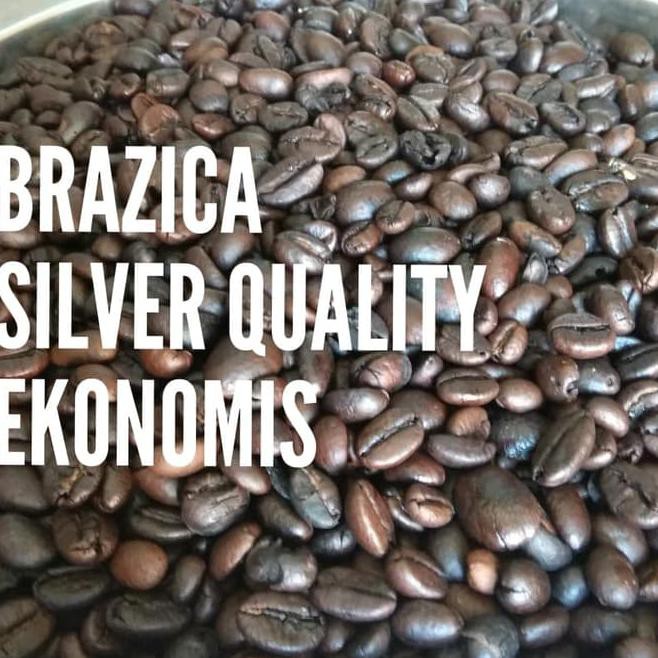 

7f9o kopi bubuk robusta lampung "brazica" kualitas ekonomis 500 gram 8rqq