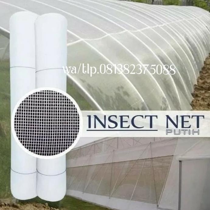 Insect Net Putih, Jaring Pengaman Tanaman Dari Hama Greenhouse