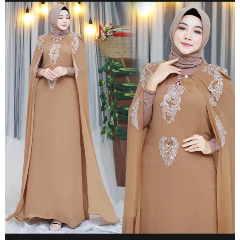 KAFTAN AYU ALLSIZE RISKA MODE//FASHION MUSLIM